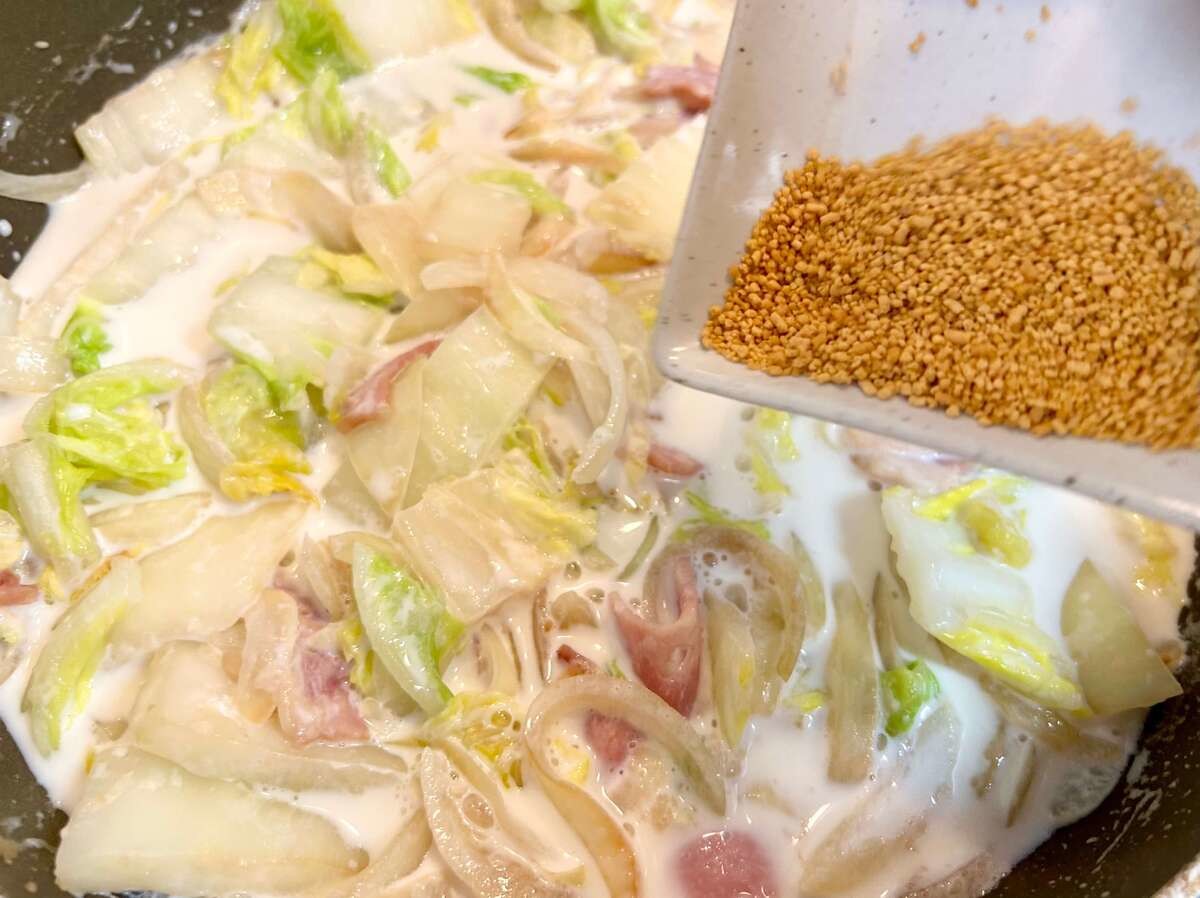 なお｜農家のおかんのお野菜レシピ「白菜のクリーム煮」