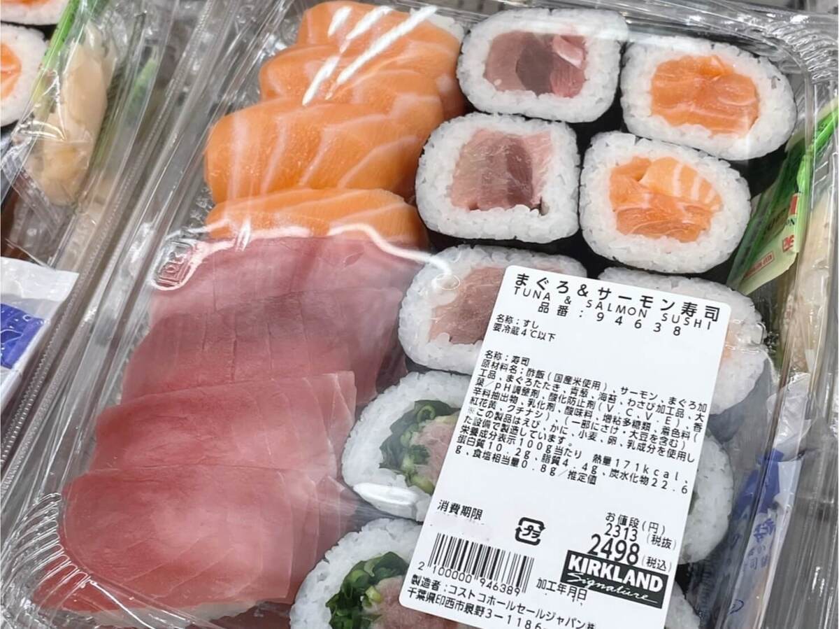 コストコ各倉庫店で製造されるこだわりのお寿司