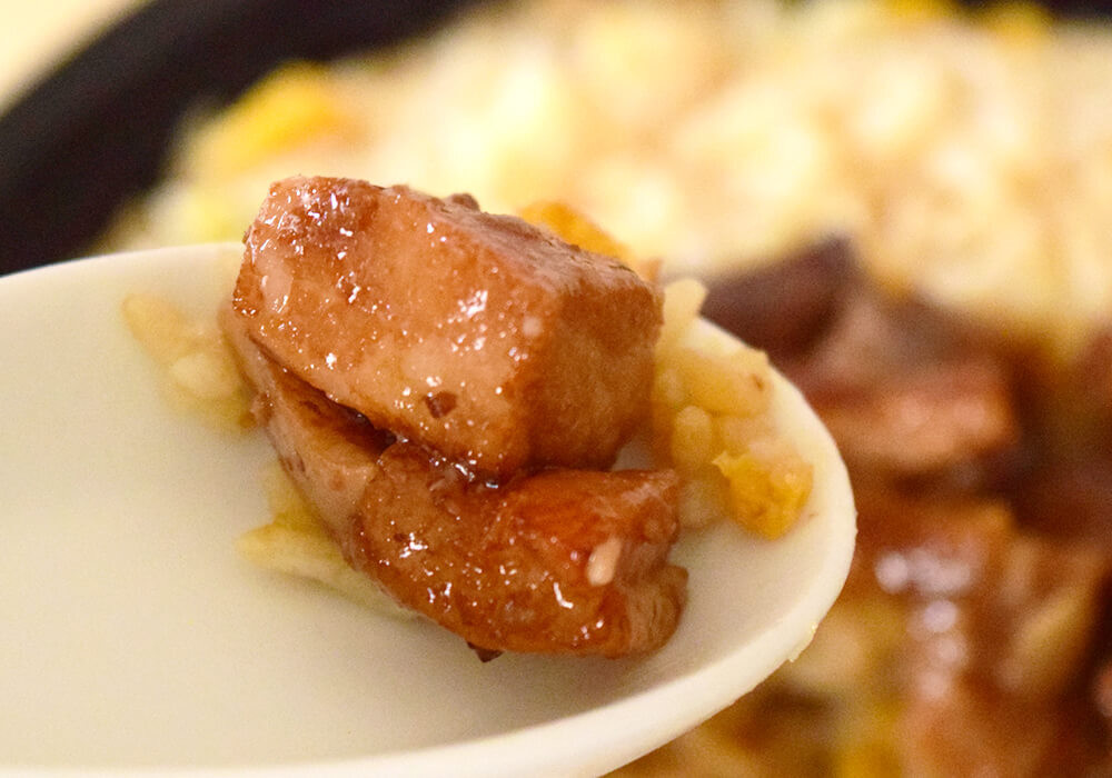 直火炙りのゴロっと焼豚チャーハン