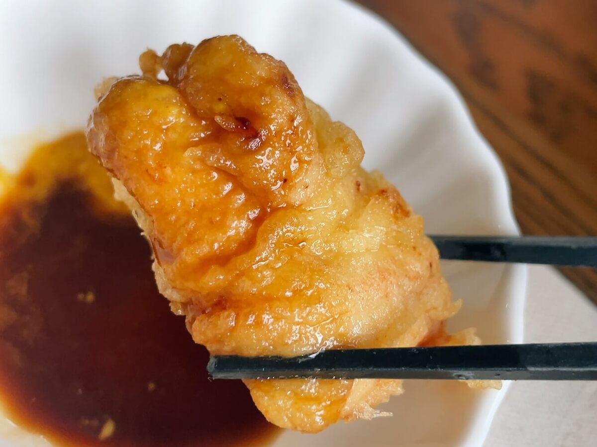 「とり天×柚子胡椒」試してみた