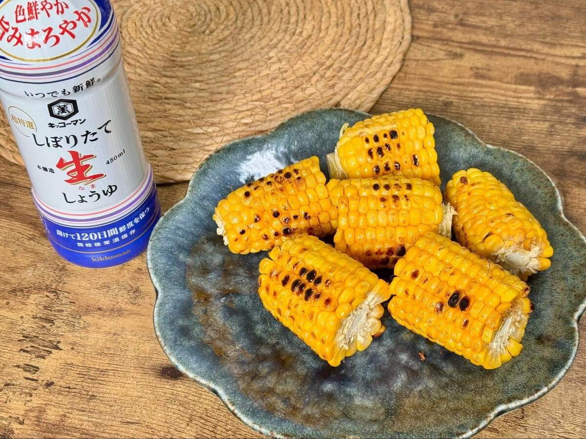とうもろこしのしぼ生ステーキ