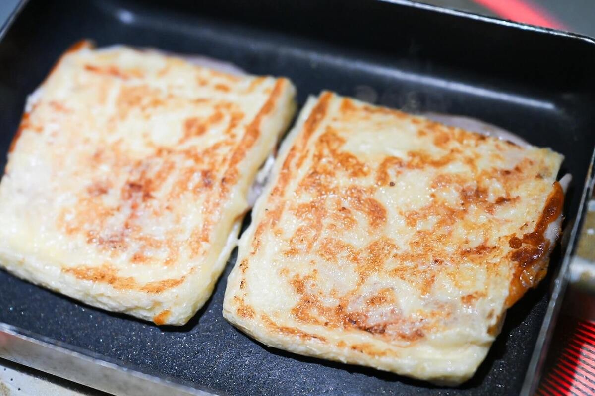 「ハムチーズ油揚げ」
