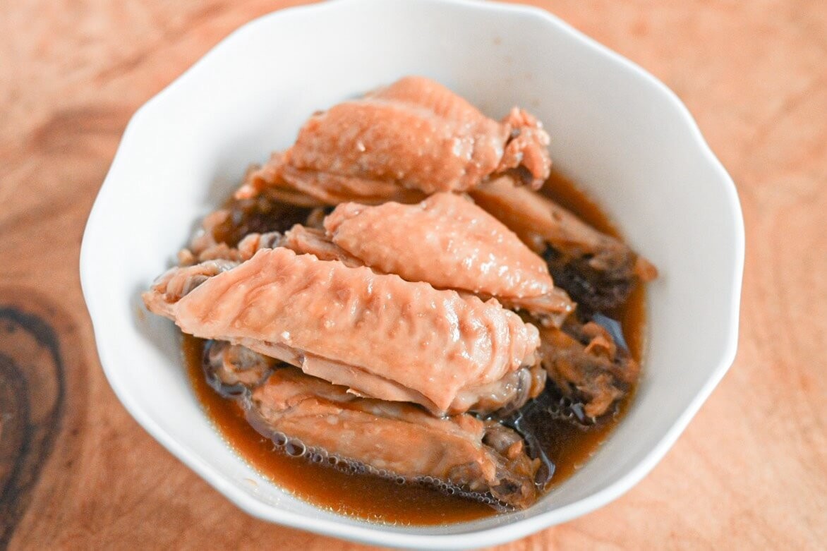鶏手羽中のさっぱり煮