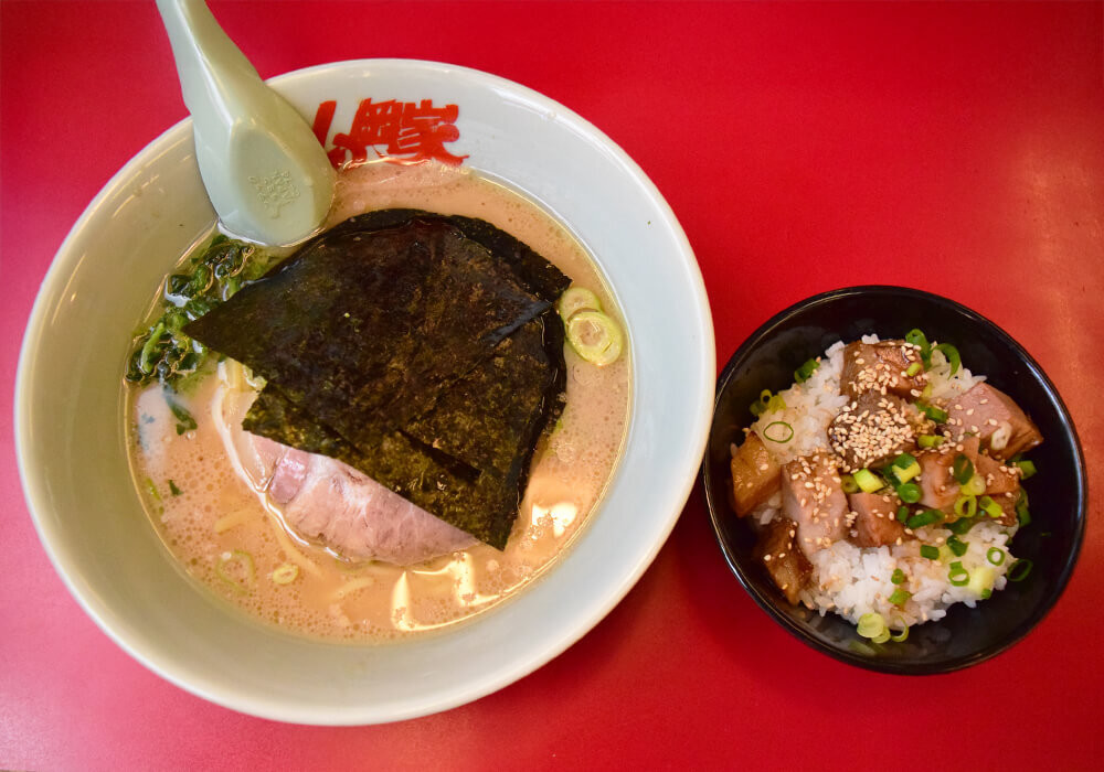 山岡家ランチ「サービスセットA」実食レポ