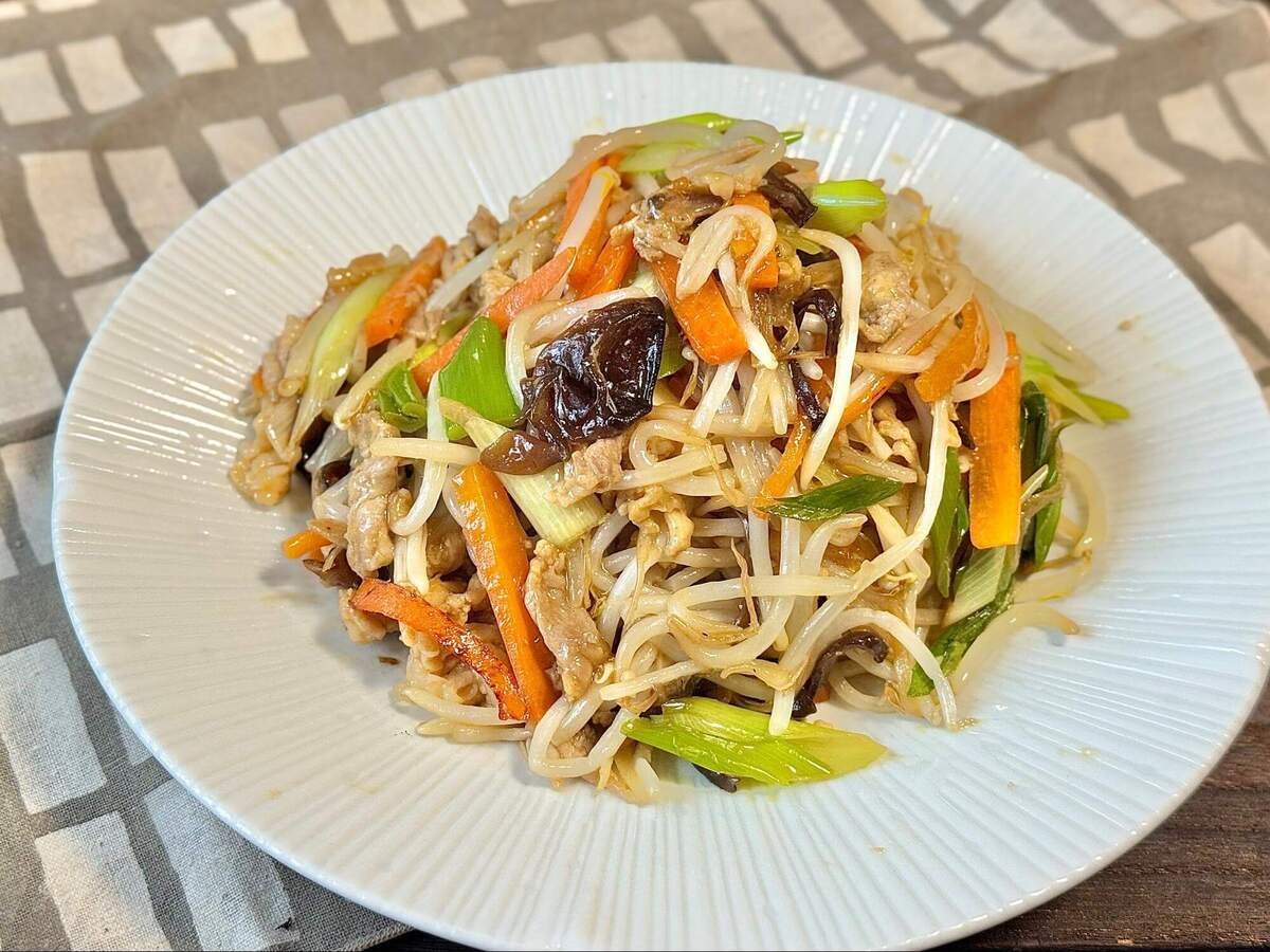 けんまさきっちんさん「王将風 もやし炒め」