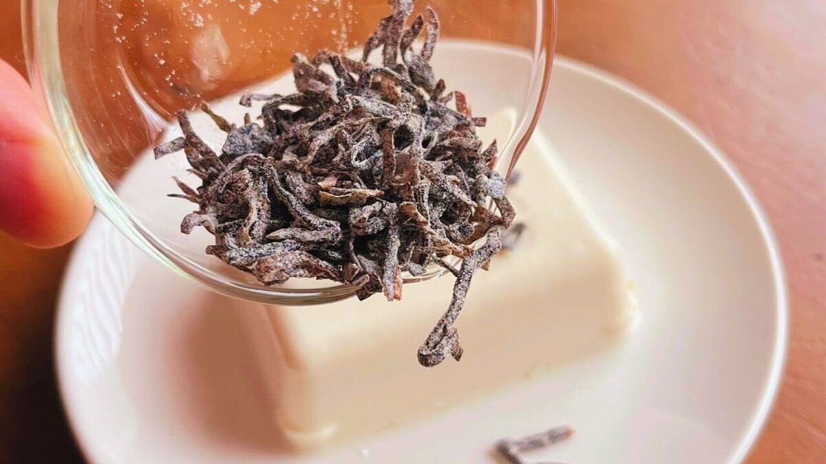 豆腐と塩昆布