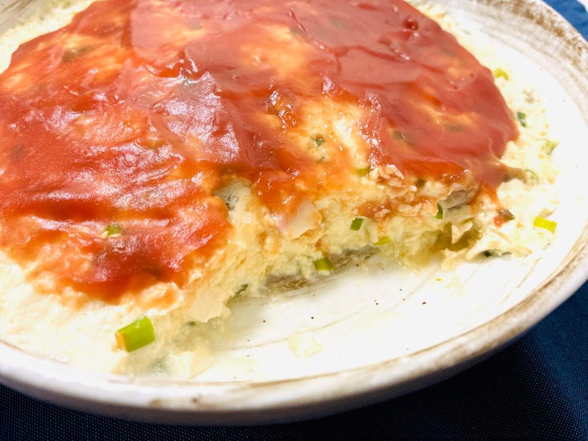 卵1個でふわふわ かさまし“かま玉”