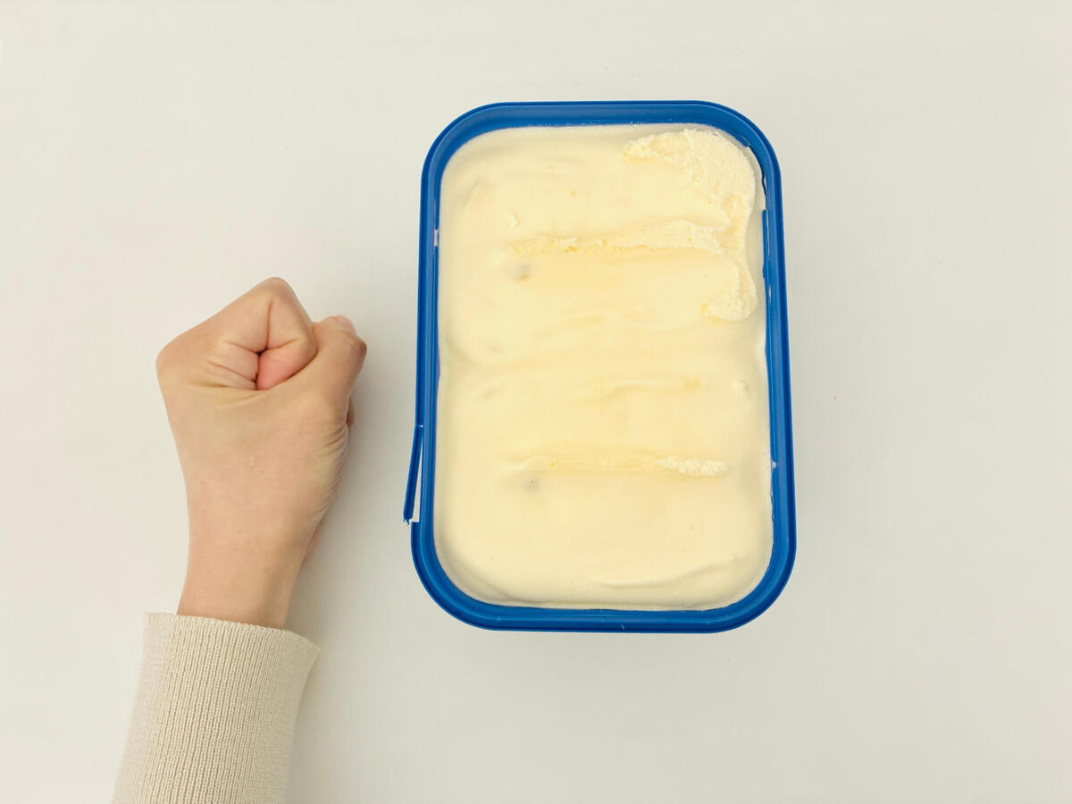 第3位受賞「トップバリュ ダブルキャラメルアイスクリーム」