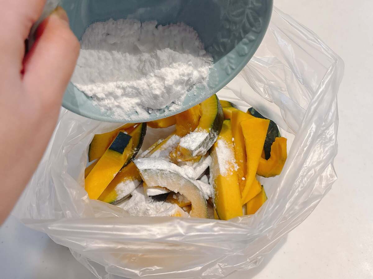 まりこさん「フライドかぼちゃ」