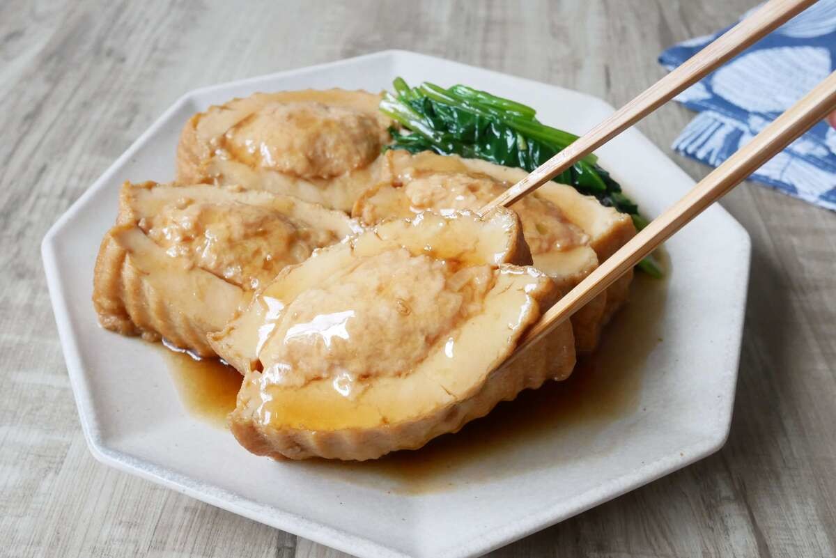 厚揚げの射込み煮