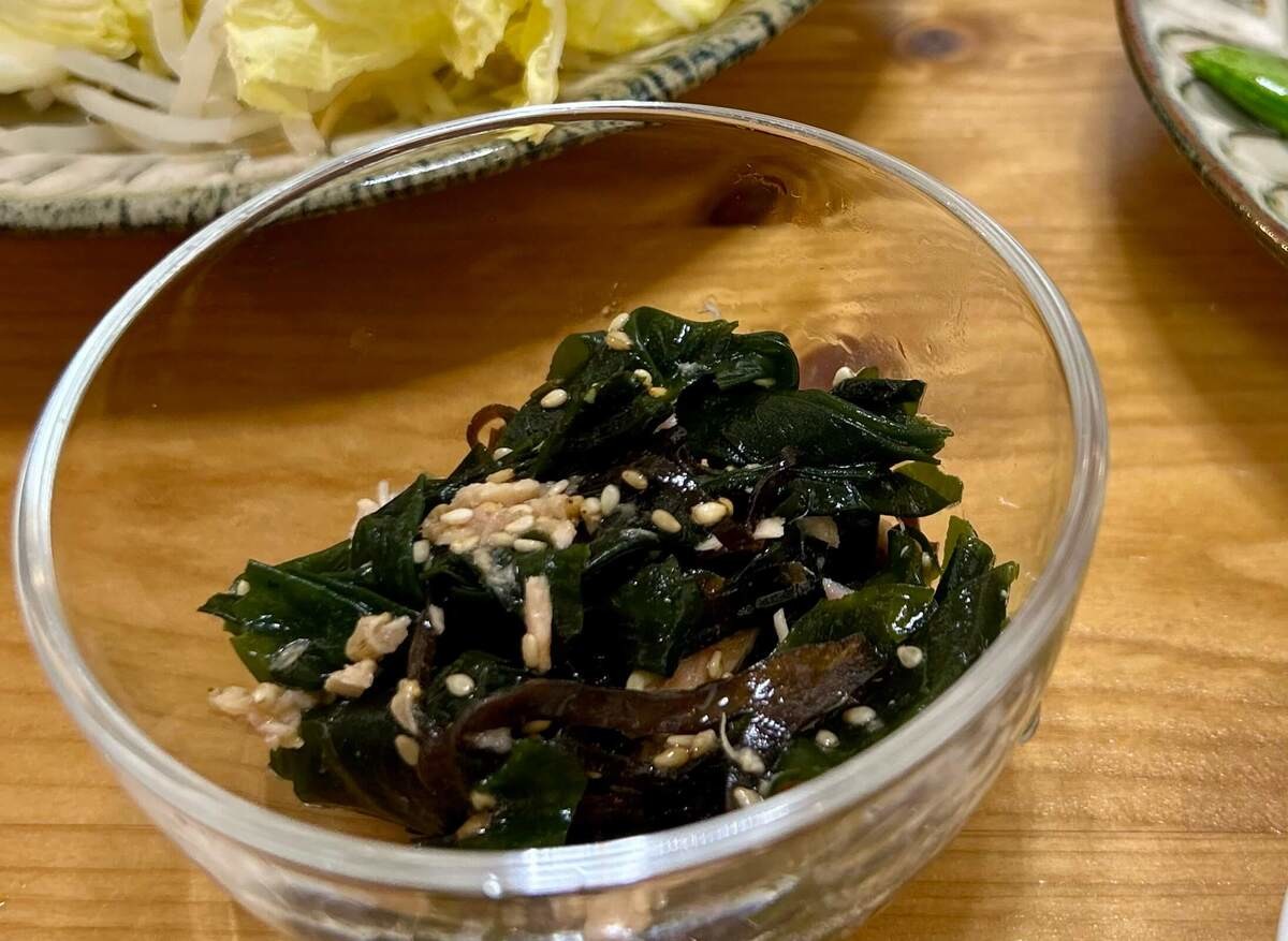 ちはるさん「ワカメのうまみサラダ」