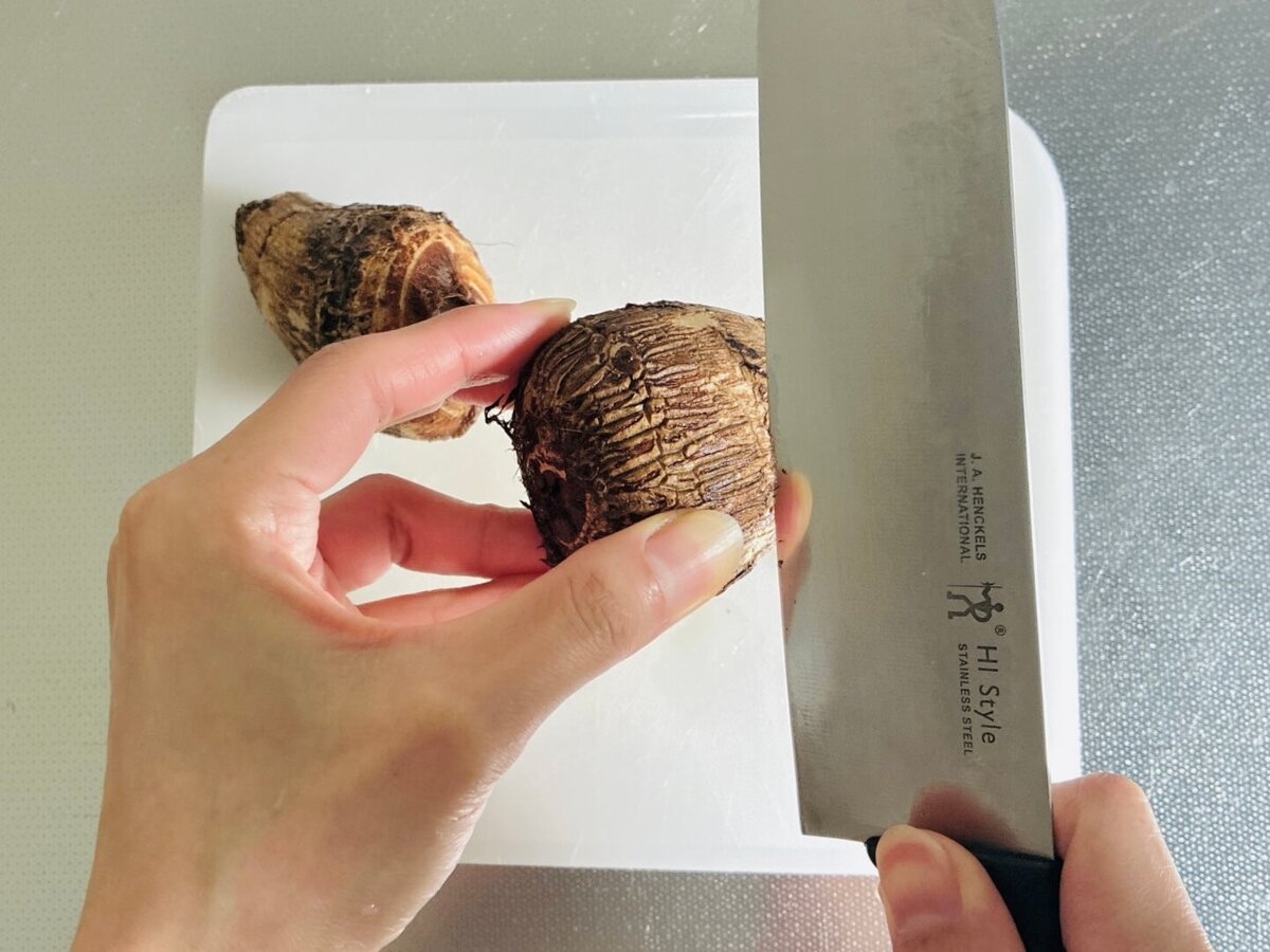 「里芋の青のりバター」のレシピ