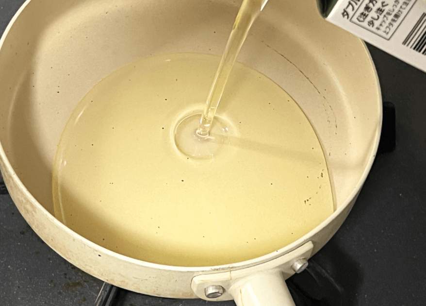 しらすと納豆のアヒージョ