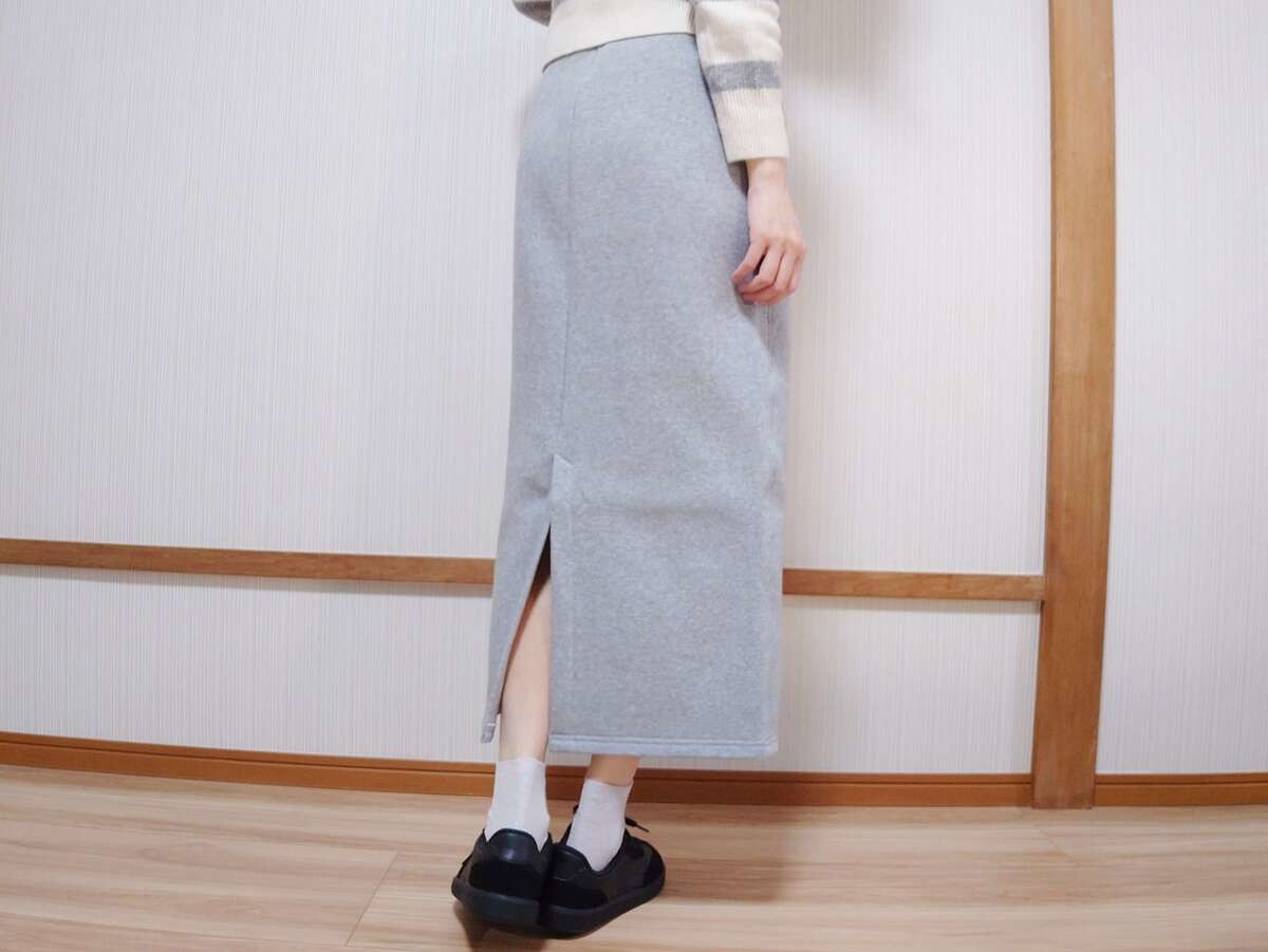 「ヘビーウェイトスウェットナロースカート」