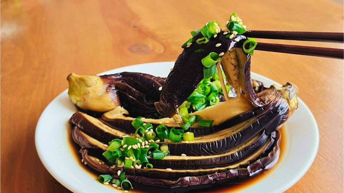 爆速ナスの煮浸し風