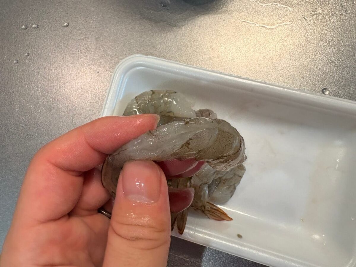 揚げないエビフライ