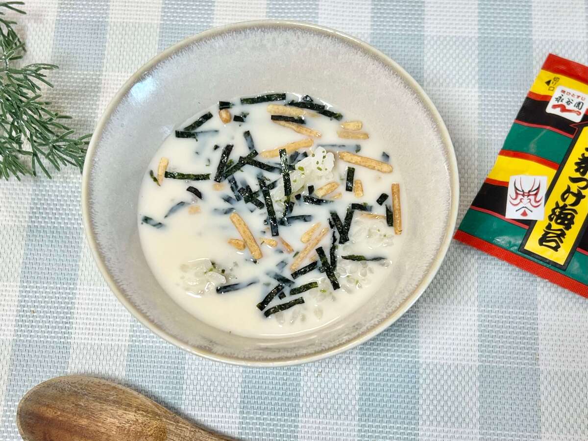 豆乳茶づけ