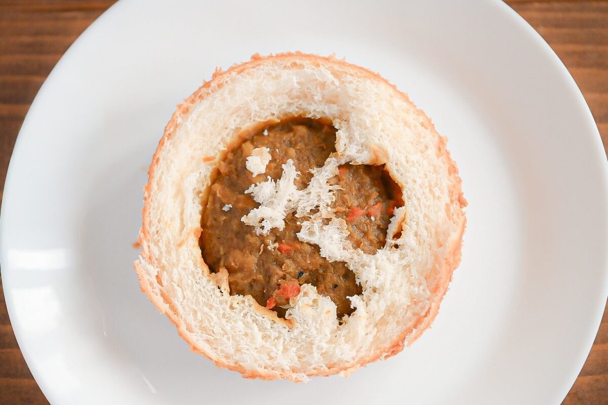 カレーパンバーガー