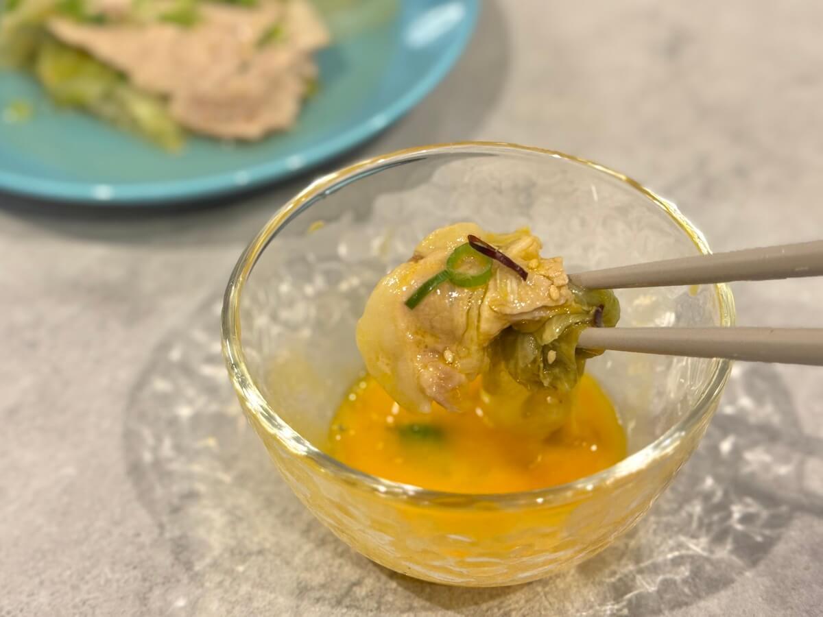 豚レタス蒸し