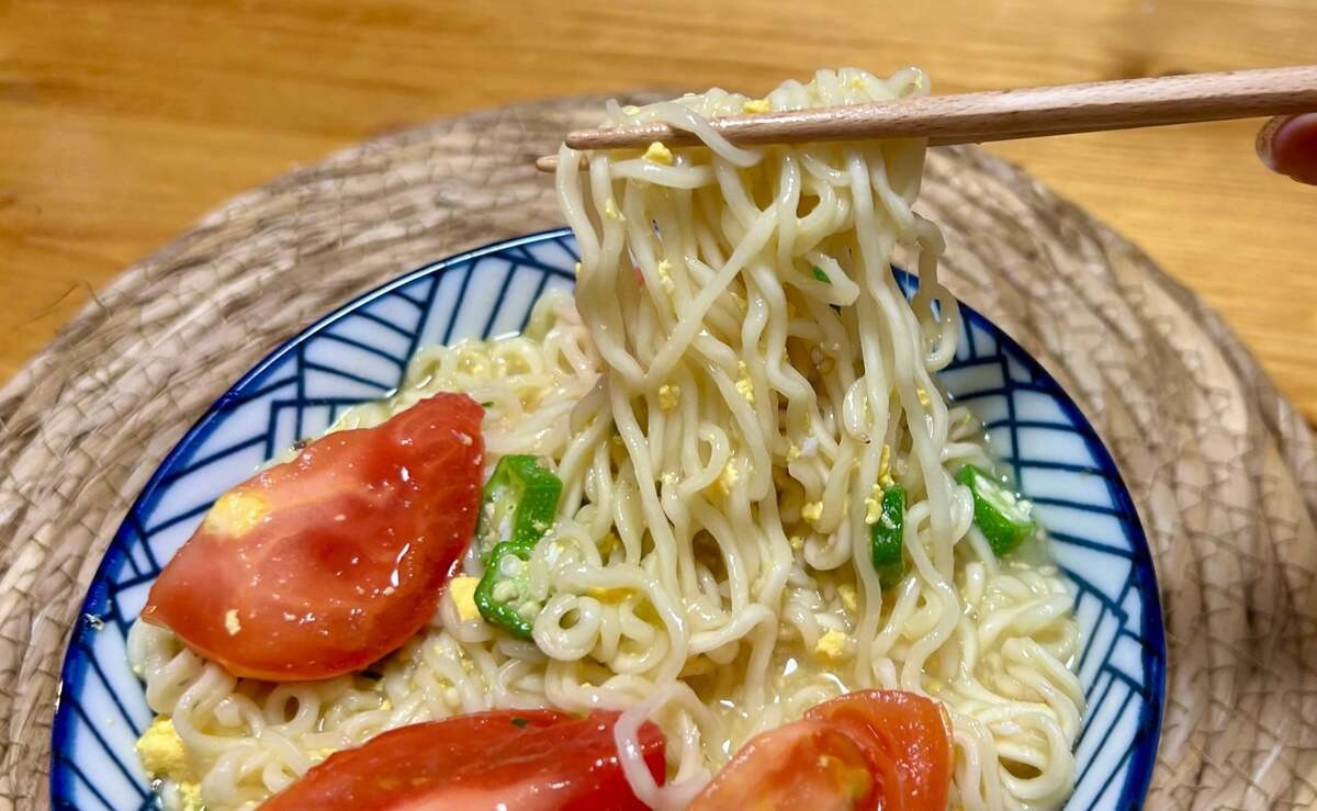 菰田欣也さん「トマたま中華風塩らーめん」