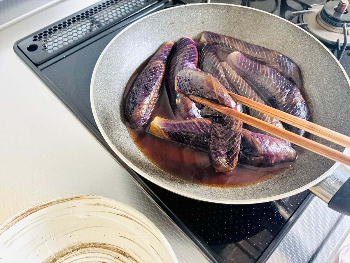 なすのさっぱり焼きびたし