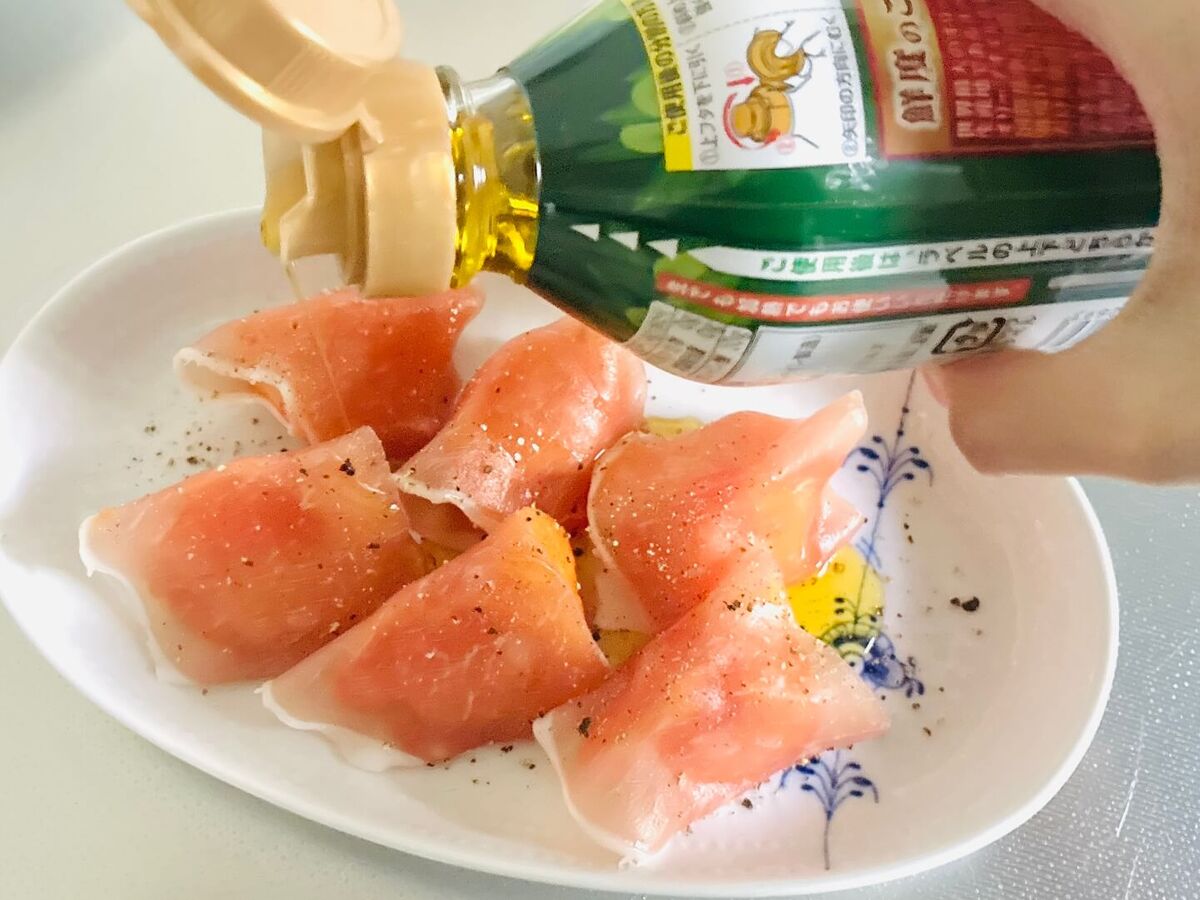 アサヒビール公式「柿の生ハム巻き」のレシピ