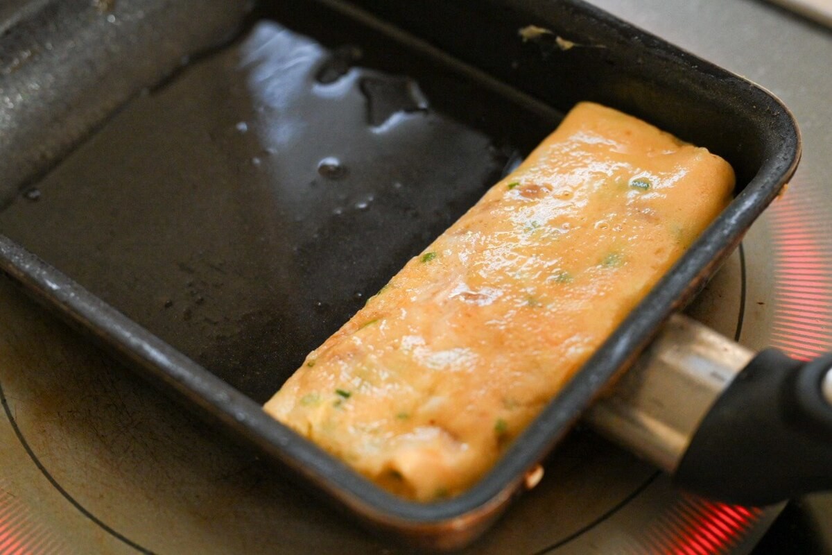 「納豆卵焼き」のレシピ