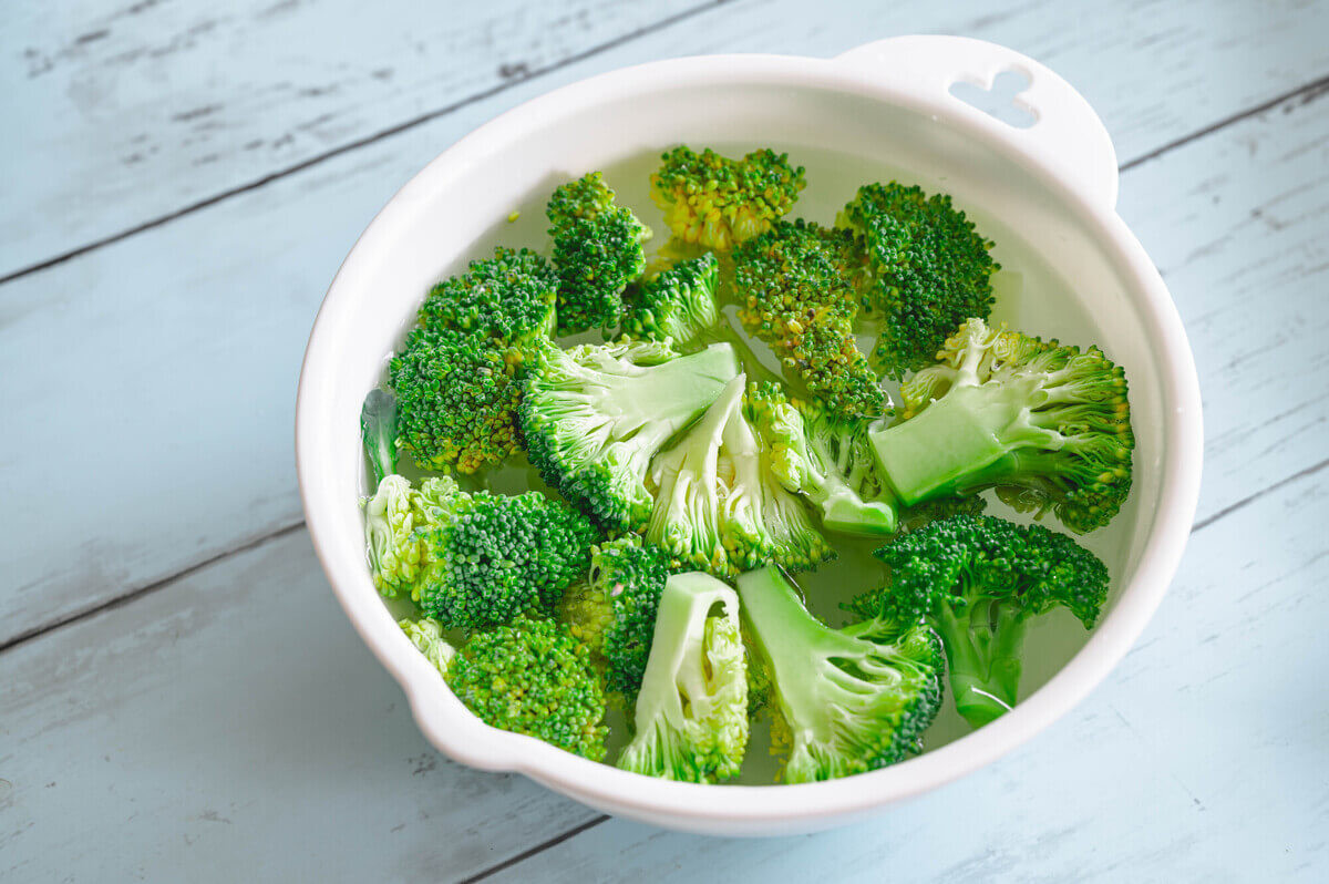 「ブロッコリーの洗い方」の基本ステップ