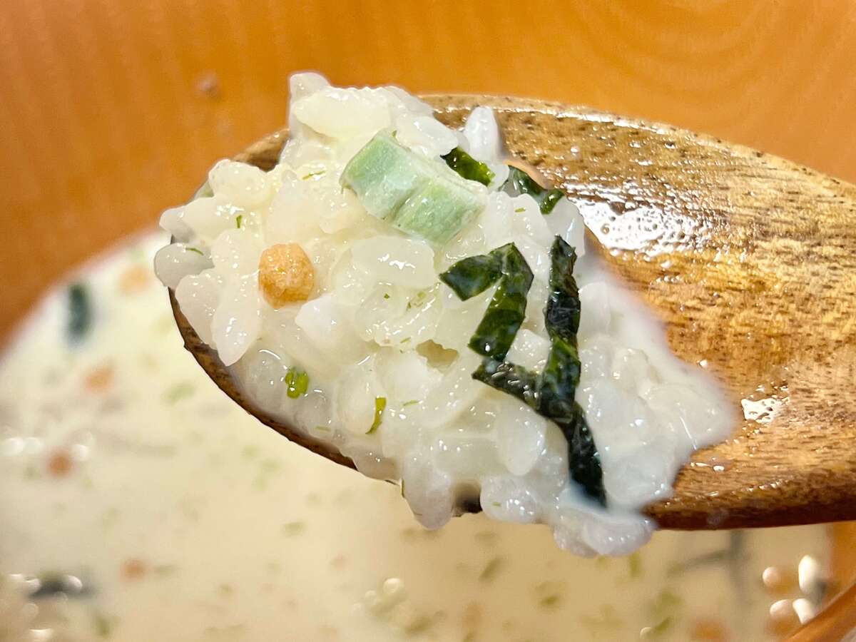 豆乳茶づけ