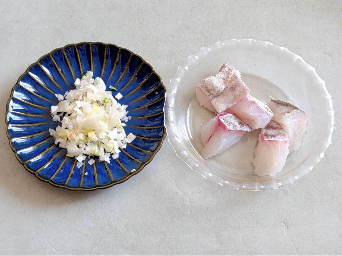 タラと春菊が美味しい！冬チャーハン