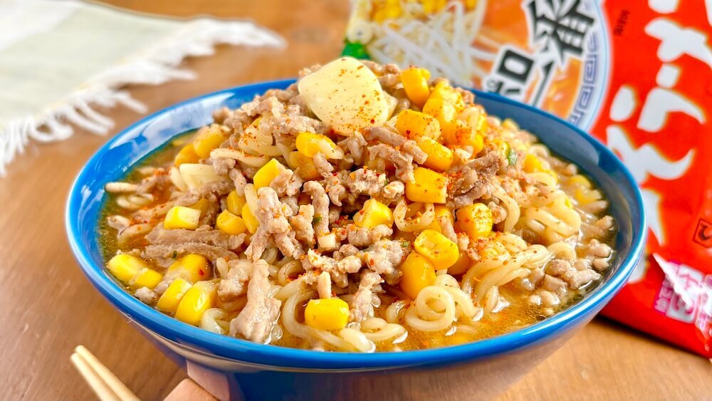 みそバターそぼろラーメン