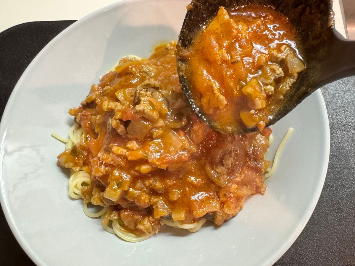 木村拓哉さん「木村拓哉ミートソースパスタ」