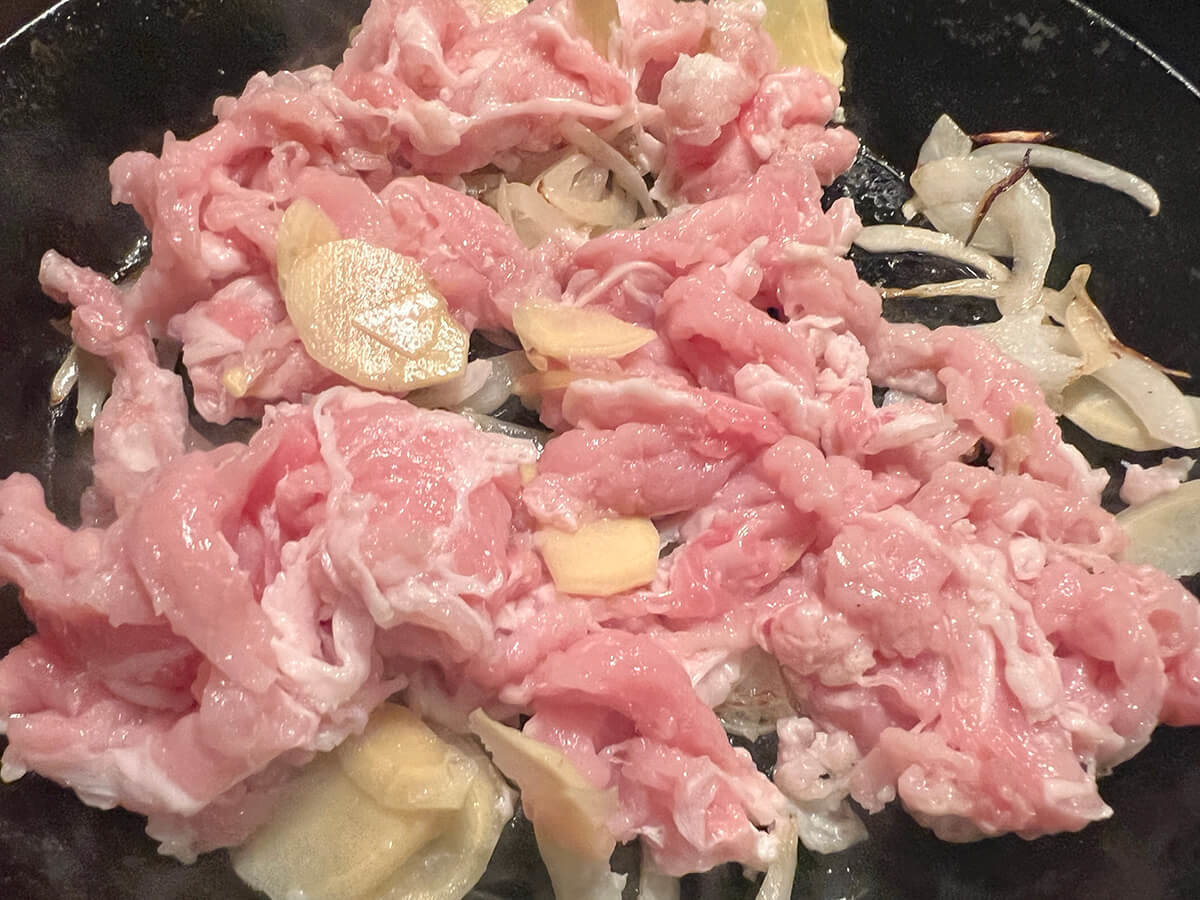 和田明日香さん「うちのしょうが焼き」