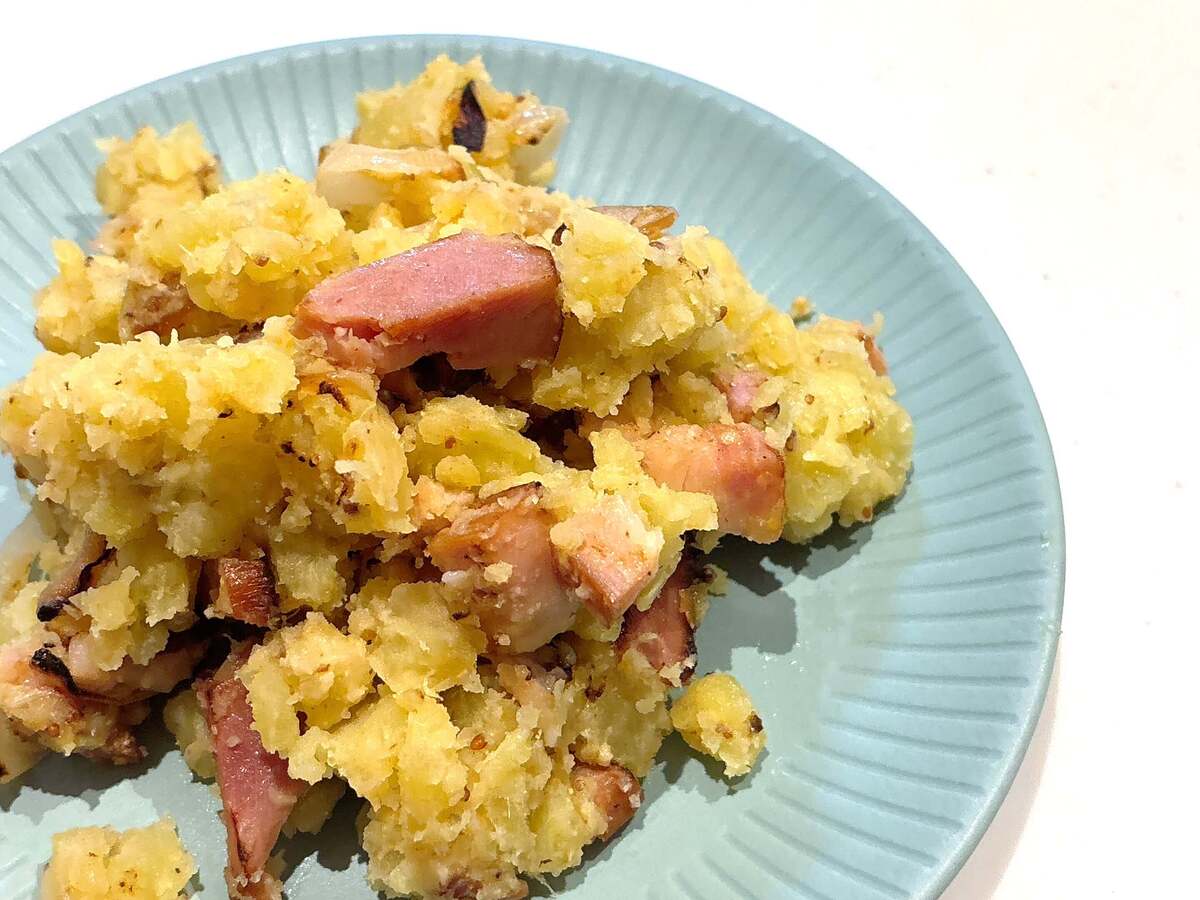 三木家流「さつまいもポテサラ」