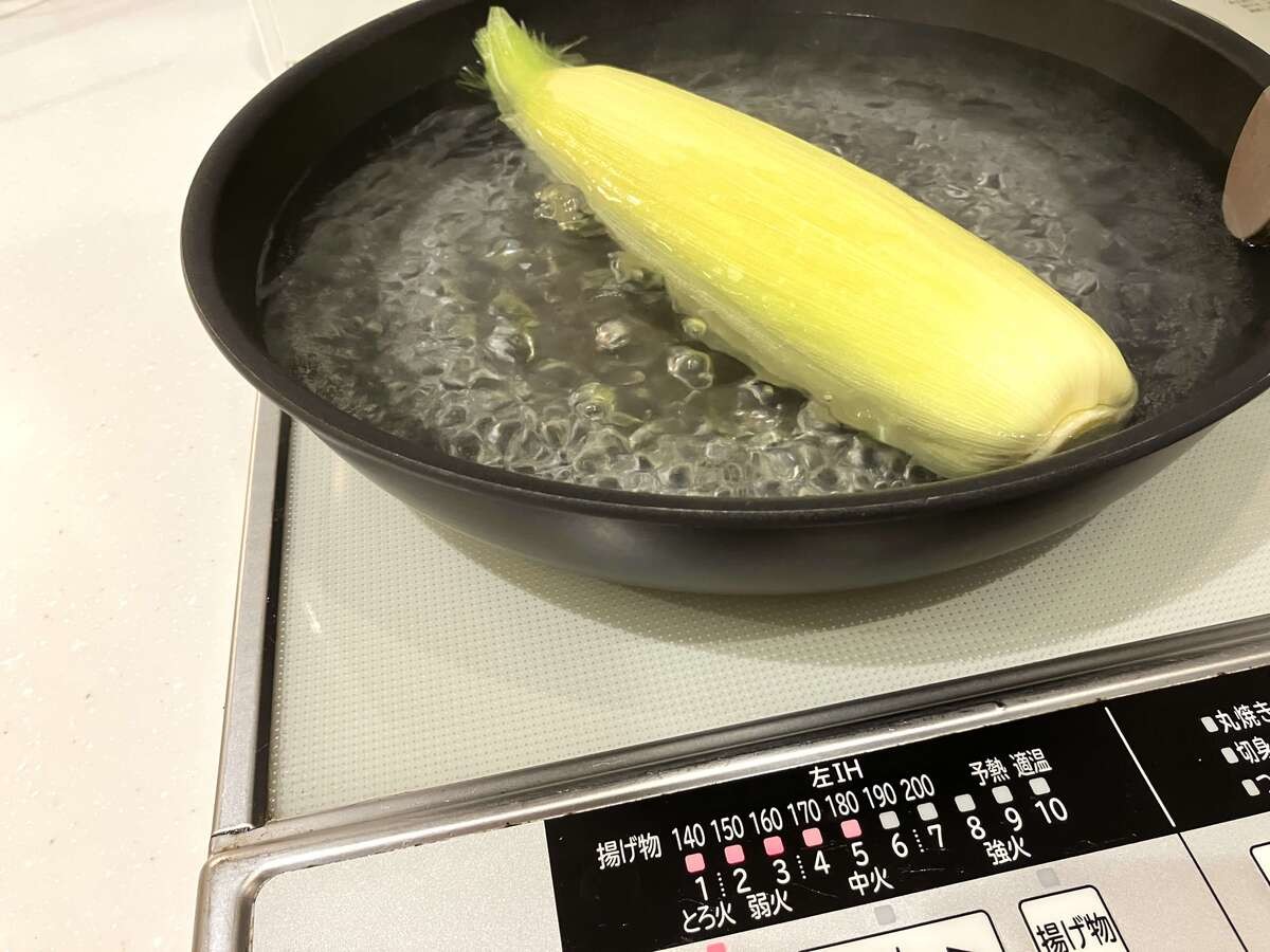農Proさん「とうもろこしの正しい茹で方」