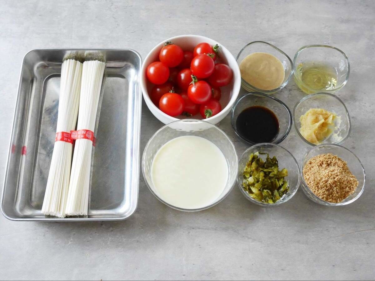 ごまだれトマトそうめん