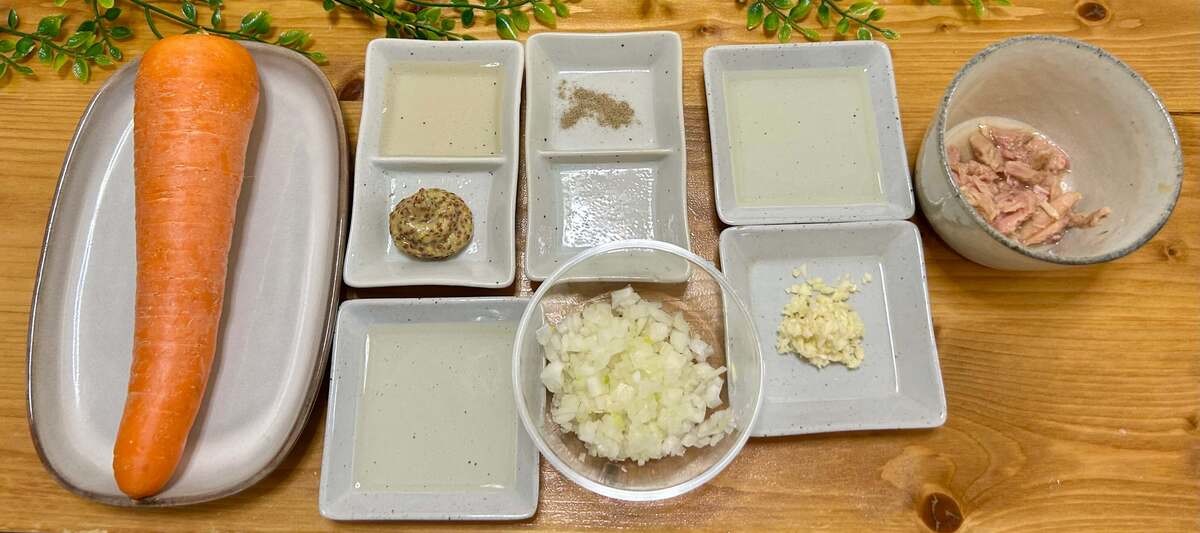 にんじんとツナのサラダ