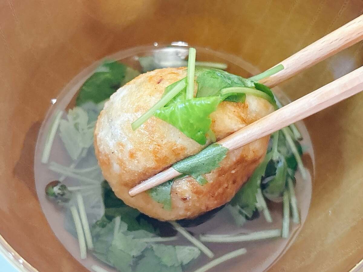 冷凍たこ焼きで作る明石焼き