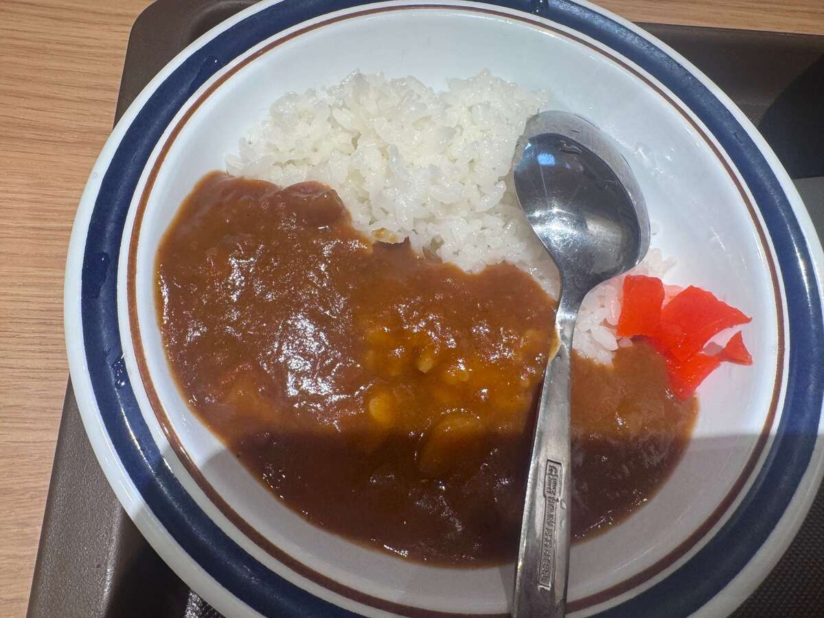 名代富士そば朝カレーセット