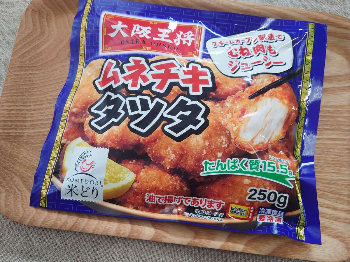 「大阪王将 ムネチキタツタ」