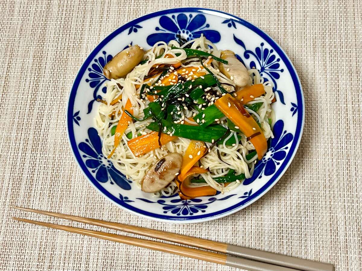 塩こんぶそうめんチャンプルー