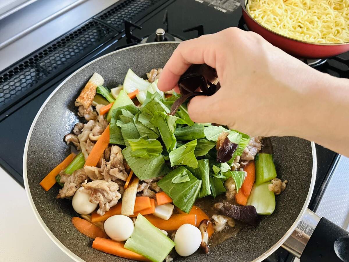 八宝菜あんかけ焼きそば