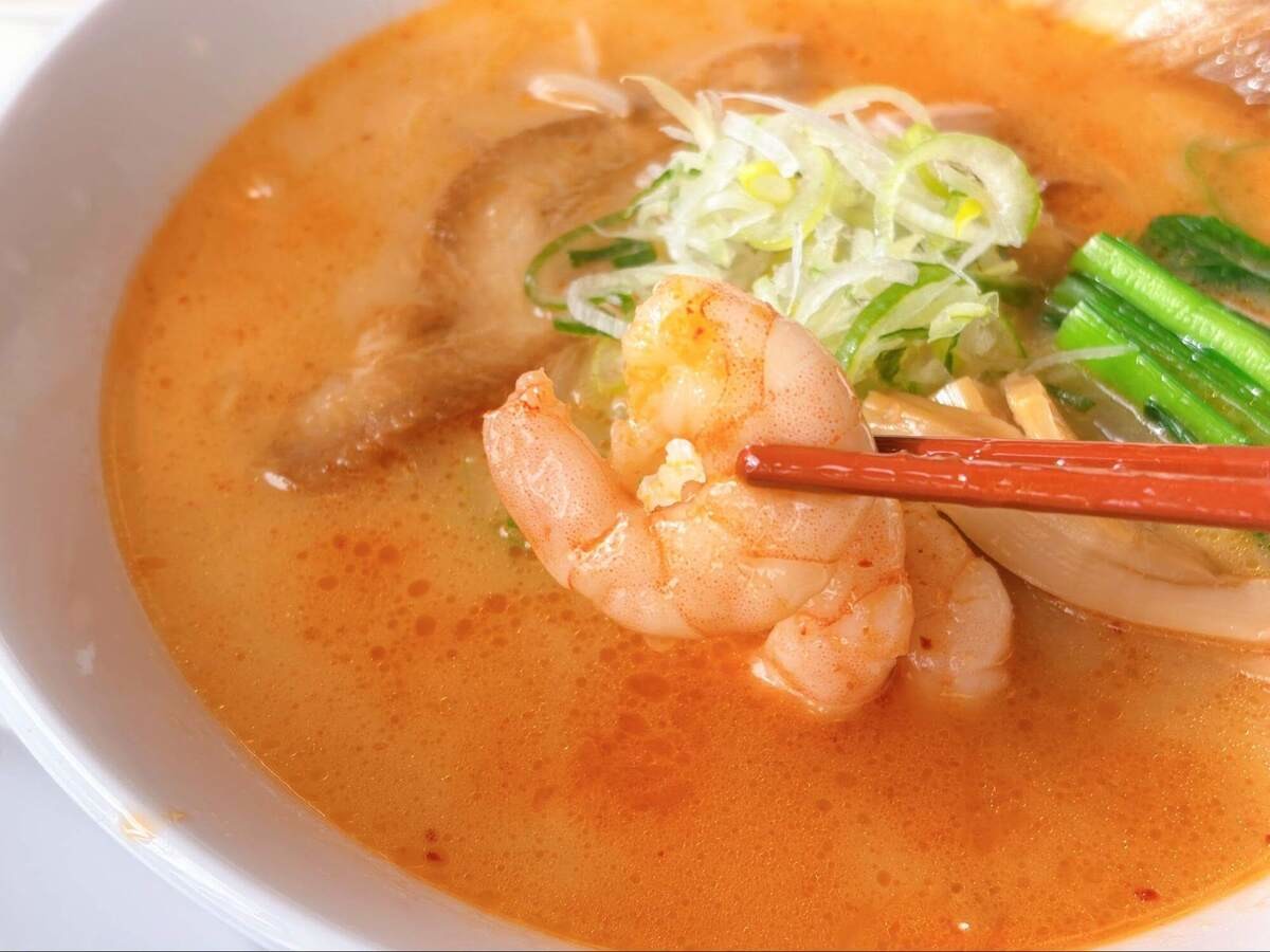 お得なセットも!期間限定「エビ味噌らーめん」