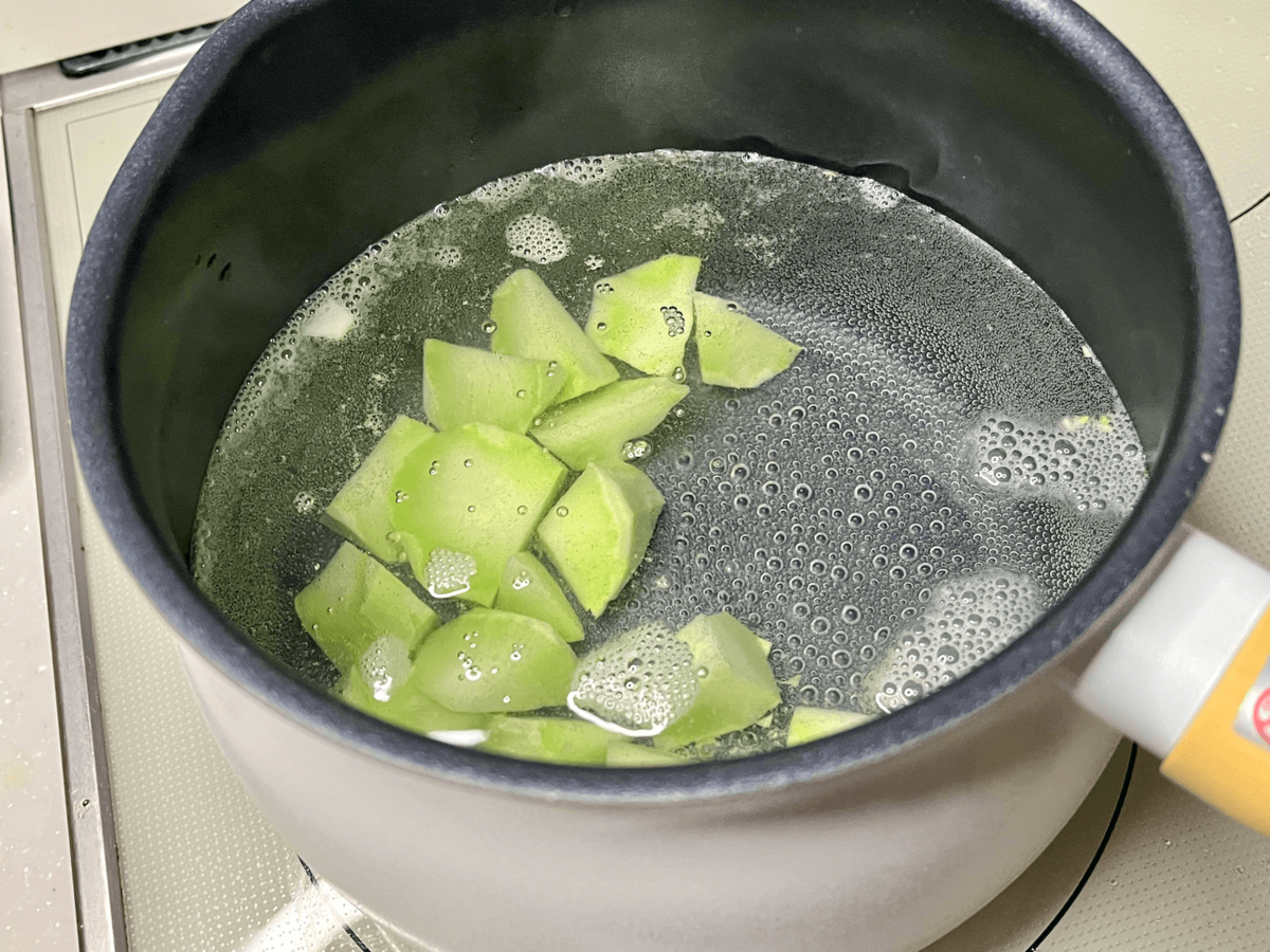 ブロッコリーのソテーミートソース