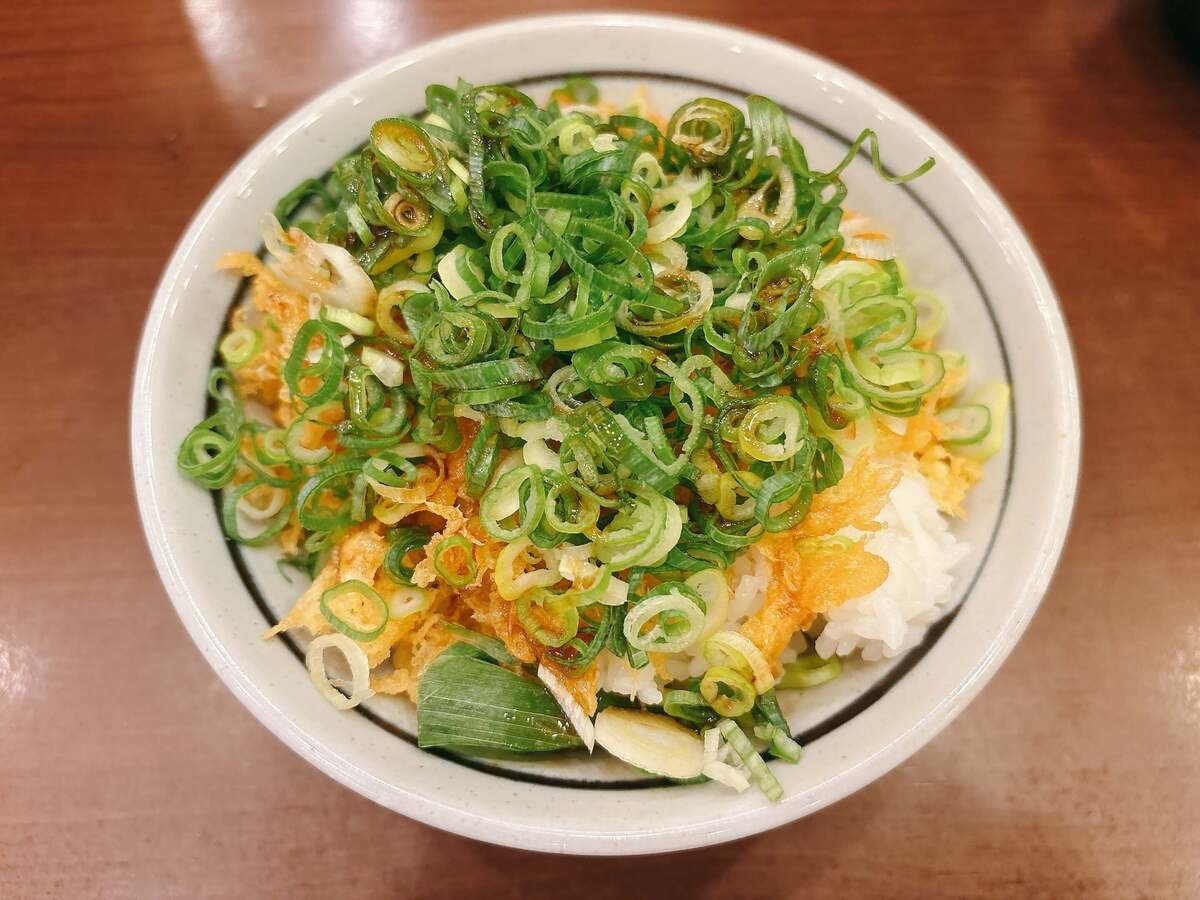 【丸亀製麺】天かす丼