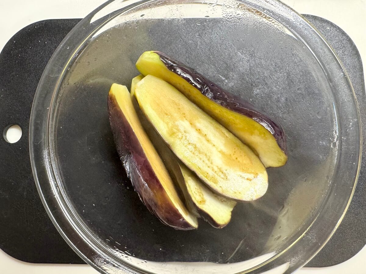 レンチン5分 なすの煮浸し