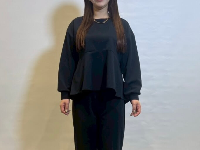 レディースハレナリーペプラムプルオーバー