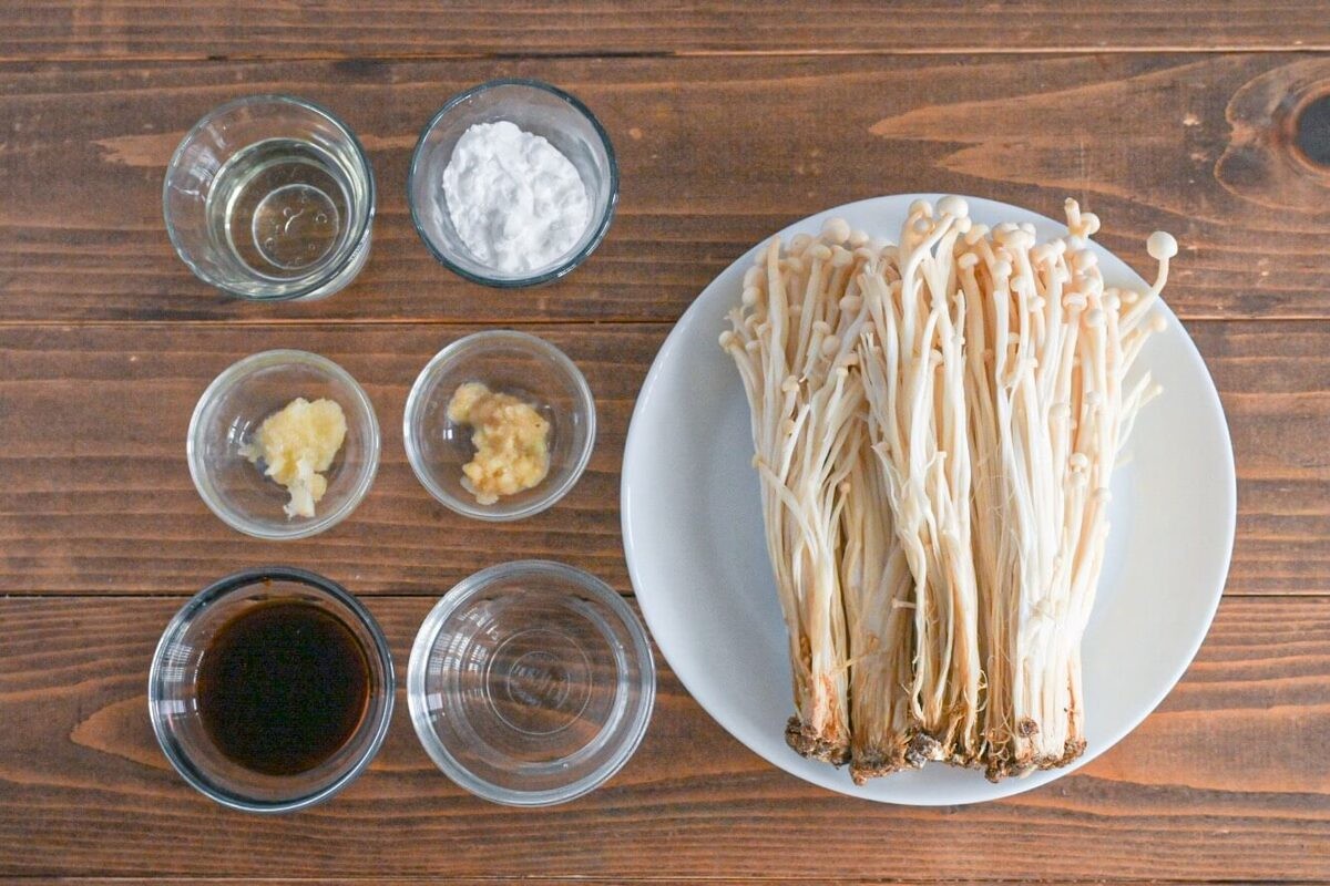 「えのきの唐揚げ」