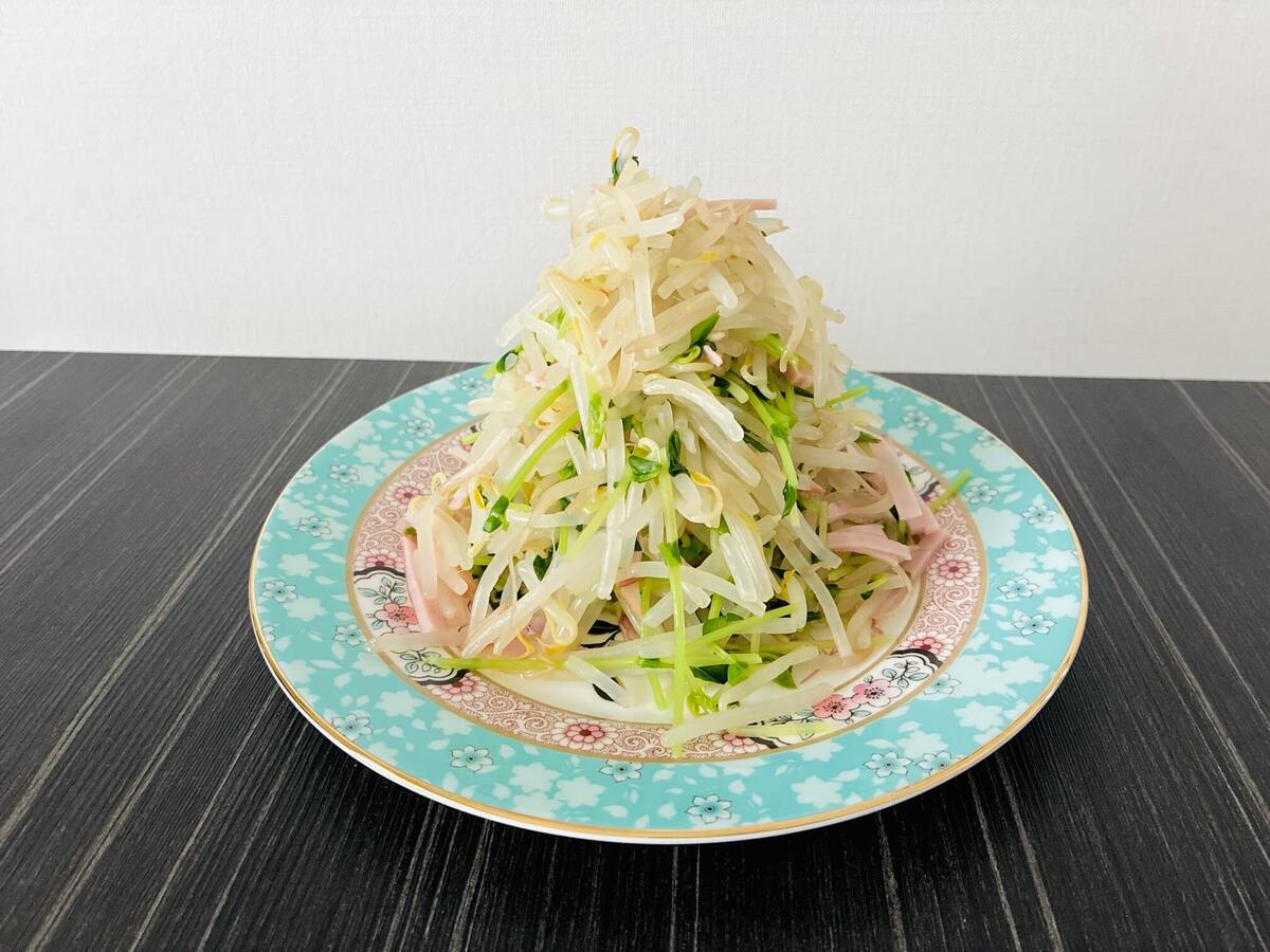 もやし×豆苗の洋風サラダ
