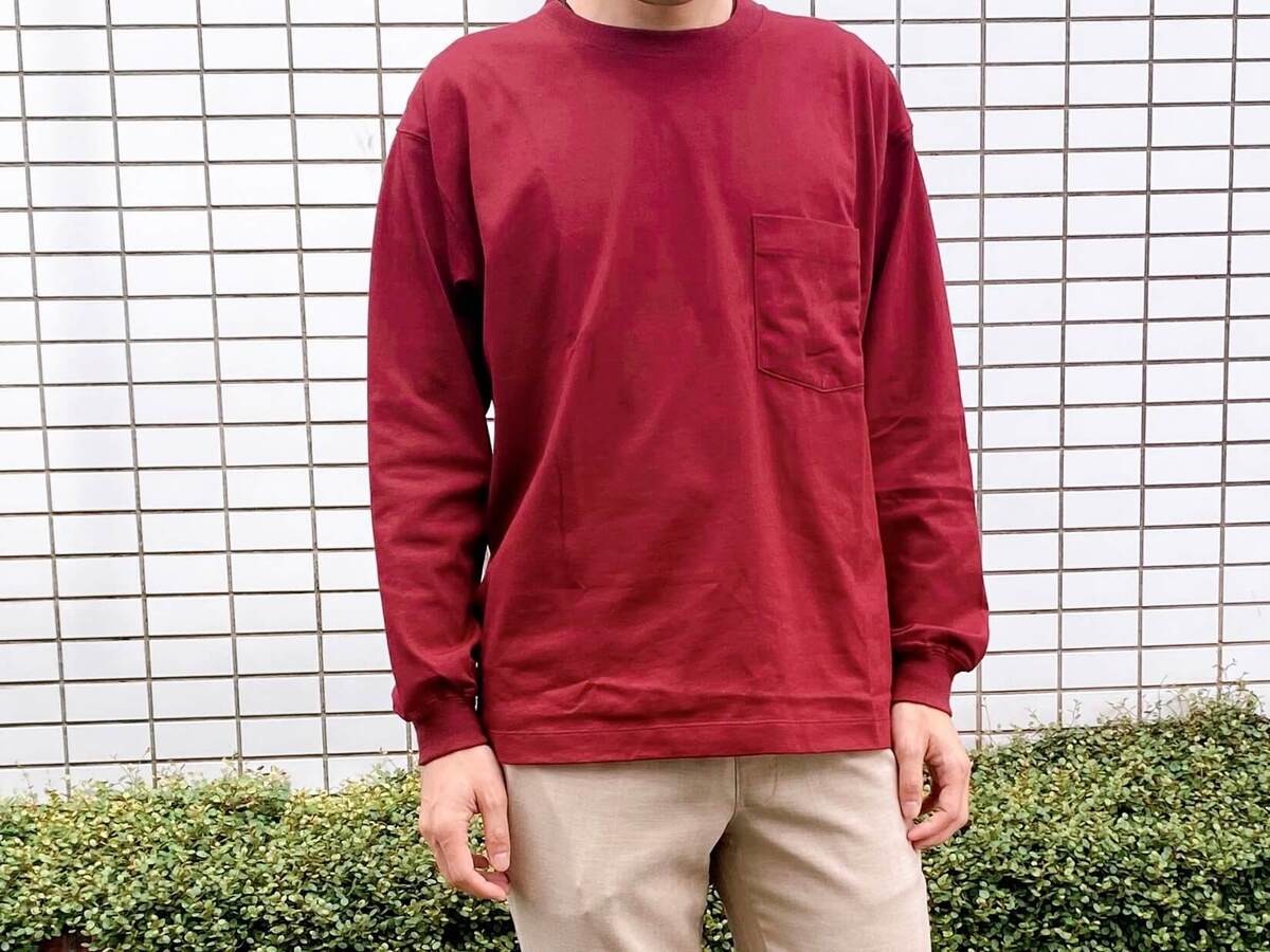 トライアルのコスパ抜群の長袖Tシャツ
